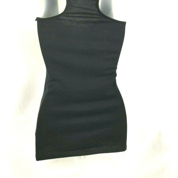 Wildcat Sleeveless Racer Back Top XS Black Sequins Pullover - Picture 7 of 8